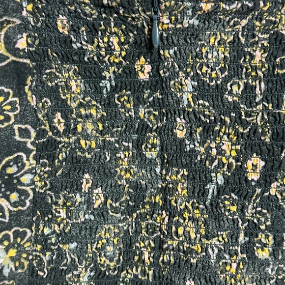 J Crew NWT Sweetheart Long Sleeve Mini Dress in Green Vintage Vines - Picture 9 of 13